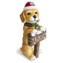 Ver imagem 1 de Boneco de Chão Cachorro Natalino Decorativo com LED 64cm