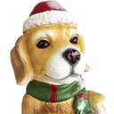 Ver imagem 5 de Boneco de Chão Cachorro Natalino Decorativo com LED 64cm