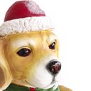 Ver imagem 7 de Boneco de Chão Cachorro Natalino Decorativo com LED 64cm