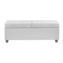 Ver imagem 5 de Recamier Bau Madri 1,60m Corino Branco - Inova Decorações
