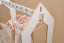 Ver imagem 5 de Arara de Chão Cabideiro Infantil 100% Mdf com Prateleira Auxiliar - Casa