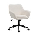 Ver imagem 3 de Cadeira Poltrona Giratória Pelegrin Pel-2001 Tecido Branca