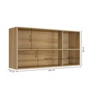 Ver imagem 6 de Armário Aéreo Ônix 3 Portas Arte Móveis:cinamomo/grafite