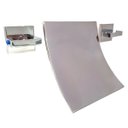 Ver imagem 1 de Torneira Moderna Duplocomando Parede Banheiro Lavabo Prata