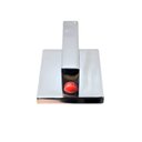 Ver imagem 3 de Torneira Moderna Duplocomando Parede Banheiro Lavabo Prata