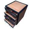 Cômoda Grande para Quarto com 6 Gavetas - Modelo Industrial - Ferro Preto e Madeira Maciça Canela - 2