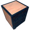 Cômoda Grande para Quarto com 6 Gavetas - Modelo Industrial - Ferro Preto e Madeira Maciça Canela - 8