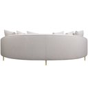 Ver imagem 6 de Sofá 3 Lugares para Sala de Estar Living Orgânico 250cm Moah T03 Linho Bege - Lyam Decor