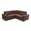 Ver imagem 4 de Sofá de Canto Bahia 2,25x2,25M Retrátil e Reclinável com Molas e Almofadas Espresso Móveis