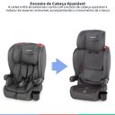 Ver imagem 4 de Cadeirinha de Bebe Para Auto Dobrável De 9 Até 36 kg Grupos 1, 2 e 3 Mib Cinza Galzerano