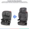 Cadeirinha de Bebe Para Auto Dobrável De 9 Até 36 kg Grupos 1, 2 e 3 Mib Cinza Galzerano - 4