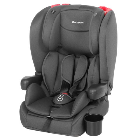 Cadeirinha de Bebe Para Auto Dobrável De 9 Até 36 kg Grupos 1, 2 e 3 Mib Cinza Galzerano