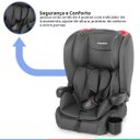 Ver imagem 3 de Cadeirinha de Bebe Para Auto Dobrável De 9 Até 36 kg Grupos 1, 2 e 3 Mib Cinza Galzerano