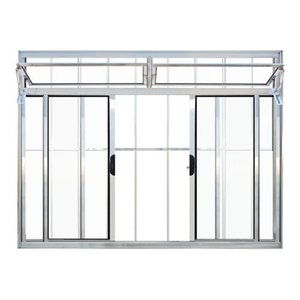 Vitro 4 Folhas 1,20 X 1,50 C/band. C/grade Total Alumínio Brilhante