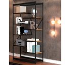 Ver imagem 6 de Conjunto 2 Peças com Escrivaninha e Estante Industrial Innovare Art Panta Marrom e Preto