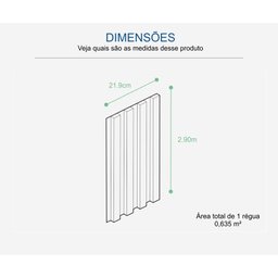 Painel Ripado WPC em Barra 290x21,9cm (0,635m²) Silver Gray EspaçoWall - 4 Painel Ripado WPC em Barra 290x21,9cm (0,635m²) Silver Gray EspaçoWall - 4