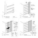 Ver imagem 5 de Painel Ripado WPC em Barra 290x21,9cm (0,635m²) Silver Gray EspaçoWall