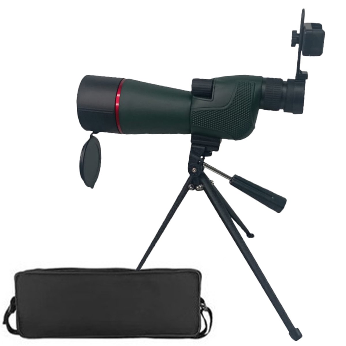 Luneta Telescopio Monocular Zoom Tripe Suporte Celular Alvo Mira Caçada Espotagem Acampamento Astron