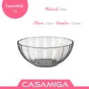 Ver imagem 4 de Saladeira Fruteira Bowl Tigela Vidro Transparente 1000ml