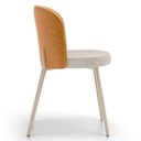 Ver imagem 2 de Kit 4 Cadeiras Sala de Jantar Estofada Gavi Arena L02 Couríssimo Whisky Linho Cru Lyam Decor