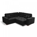 Ver imagem 2 de Sofá de Canto Bahia 2,32x2,32M Retrátil e Reclinável com Molas e Almofadas Espresso Móveis