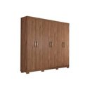 Ver imagem 1 de Guarda Roupa Casal 6 Portas e 3 Gavetas Clara Avelã