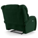 Ver imagem 4 de Poltrona do Papai Reclinável Napoli Elétrica Botão Led Massagem Veludo Verde Fh1