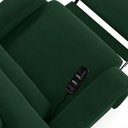 Ver imagem 7 de Poltrona do Papai Reclinável Napoli Elétrica Botão Led Massagem Veludo Verde Fh1
