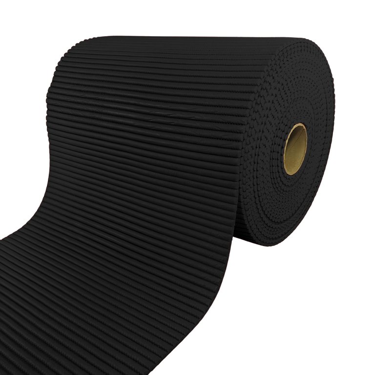 Tapete Emborrachado Antiderrapante 15m X 45cm Rolo Preto Tapete Emborrachado Antiderrapante 15m X 45cm Rolo Preto