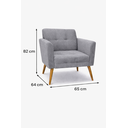 Ver imagem 2 de Poltrona Decorativa Turin Belufan