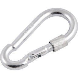 Mosquetão C/ Trava Roscada 5x50mm Leve Galvanizado Vonder - 1
