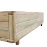 Cama Baú Rústica Natural Queen - 2