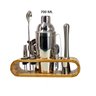 Kit Bartender Stylus Profissional com 12 Peças em Aço Inox UnyHome. - 1