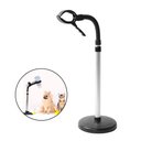 Ver imagem 1 de Suporte Secador de Cabelo Ajustavel Chao Cabeleireiro Salao Petshop Flexivel Giratorio