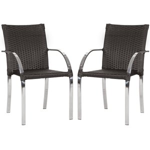 2 Cadeira Ascoli Decore Mobília Tabaco