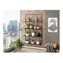 Ver imagem 2 de Jardineira Floreira Suspensa Para Decoração Em Ferro 160x100