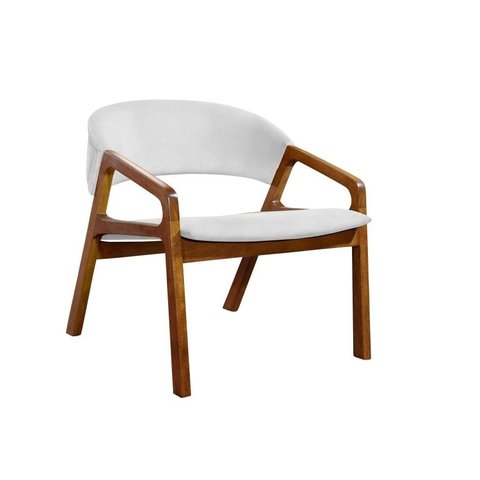 Poltrona Decorativa Bel Madeira Maciça