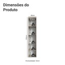 Ver imagem 3 de Paneleiro 40cm 2 Portas Suspenso Nice Madesa