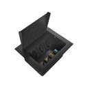 Ver imagem 4 de Mesa Podcast Indutrial em Madeira Maciça com Ferro 2,00x0,90m Marrom