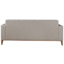 Ver imagem 5 de Sofá Liverpool 3 Lugares 195cm Linho Base de Madeira Talento Móveis