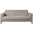 Ver imagem 3 de Sofá Liverpool 3 Lugares 195cm Linho Base de Madeira Talento Móveis