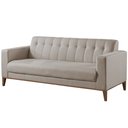 Ver imagem 2 de Sofá Liverpool 3 Lugares 195cm Linho Base de Madeira Talento Móveis