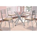 Ver imagem 1 de Mesa Cozinha Volga 95 + 4 Cad Portugal Cromado Kappesberg