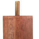 Ver imagem 4 de Kit 16 Pés para Cama Box Casal Pés de Madeira 20cm Pé Palito Dimader Mel