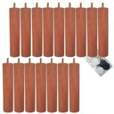 Ver imagem 1 de Kit 16 Pés para Cama Box Casal Pés de Madeira 20cm Pé Palito Dimader Mel