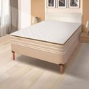 Ver mais imagens de Kit 16 Pés para Cama Box Casal Pés de Madeira 20cm Pé Palito Dimader Mel