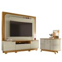 Ver imagem 1 de Estante Home Theater Nilo sem Pés com Aparador para Sala Buffet Monza Cumaru Opala - Madetec