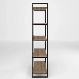 Armário Aberto P/ Cozinha C/ Prateleiras P/ Panelas AJL Estante Estilo Industrial - 6