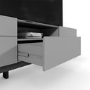 Ver imagem 2 de Rack Bancada Diadema Off White/Canela para TV até 75” - Mobler