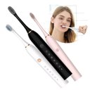 Ver imagem 1 de Kit 2 Escovas de Dente Elétrica Recarregável 6 Funções 8 Refil Usb